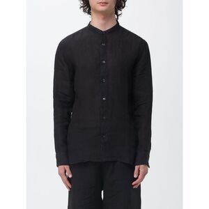 120% Lino Shirt Men Black
